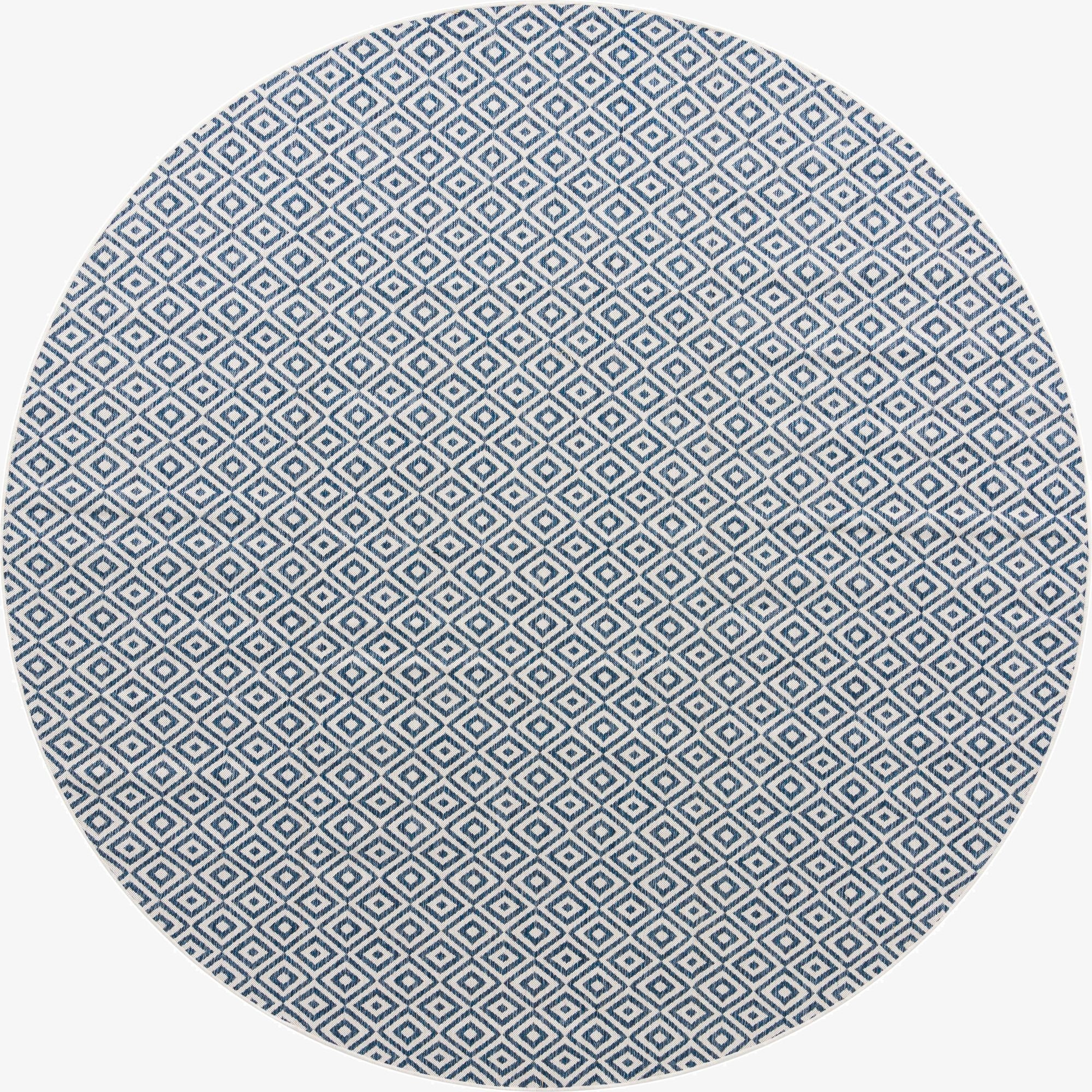 Primary image 10' 8 x 10' 8  Washable Jill Zarin Costa Rica Indoor / Outdoor Round Rug