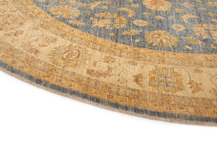 8' x 8' 2 Kaizar Wool Round Rug