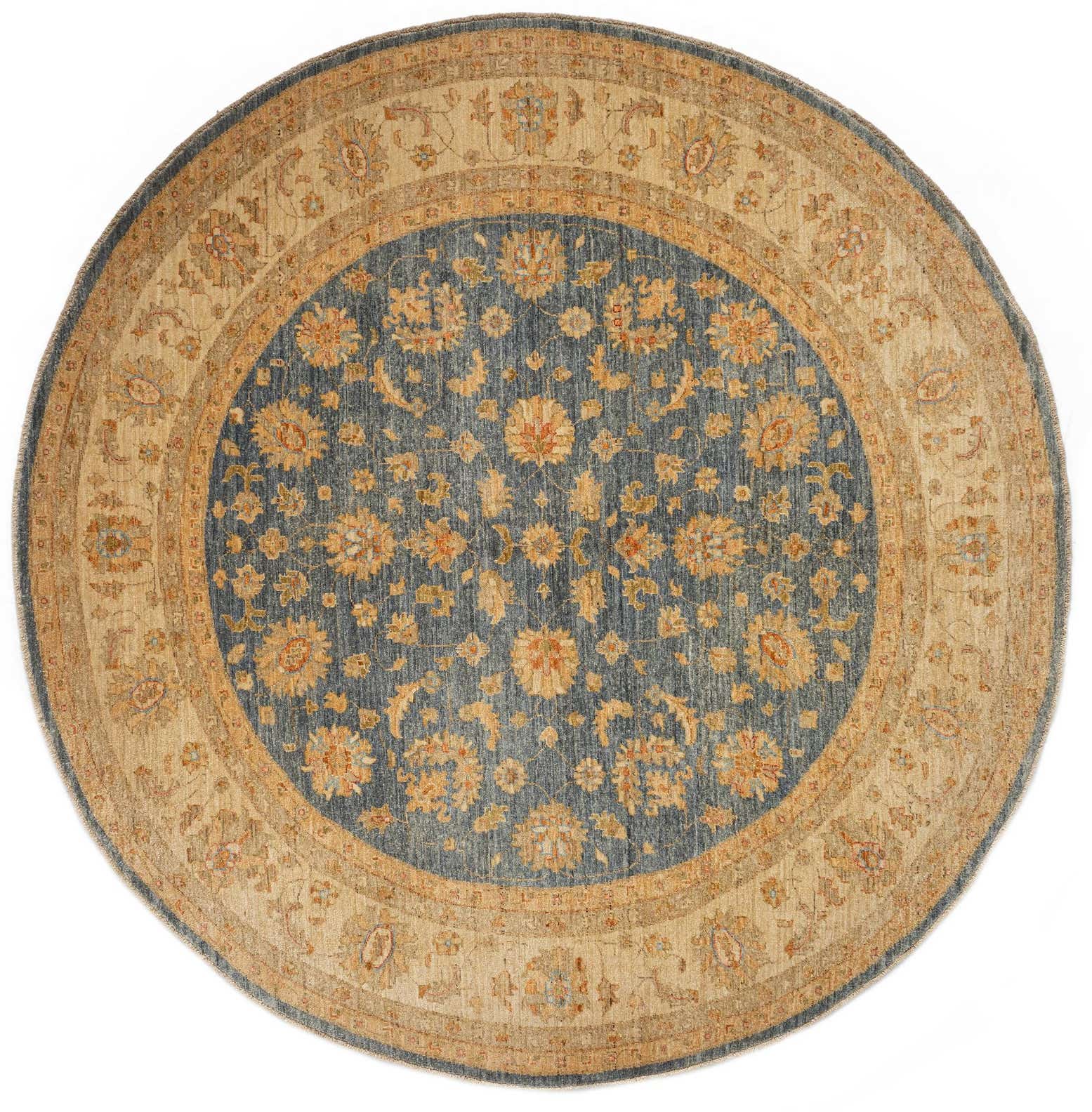 8' x 8' 2 Kaizar Wool Round Rug