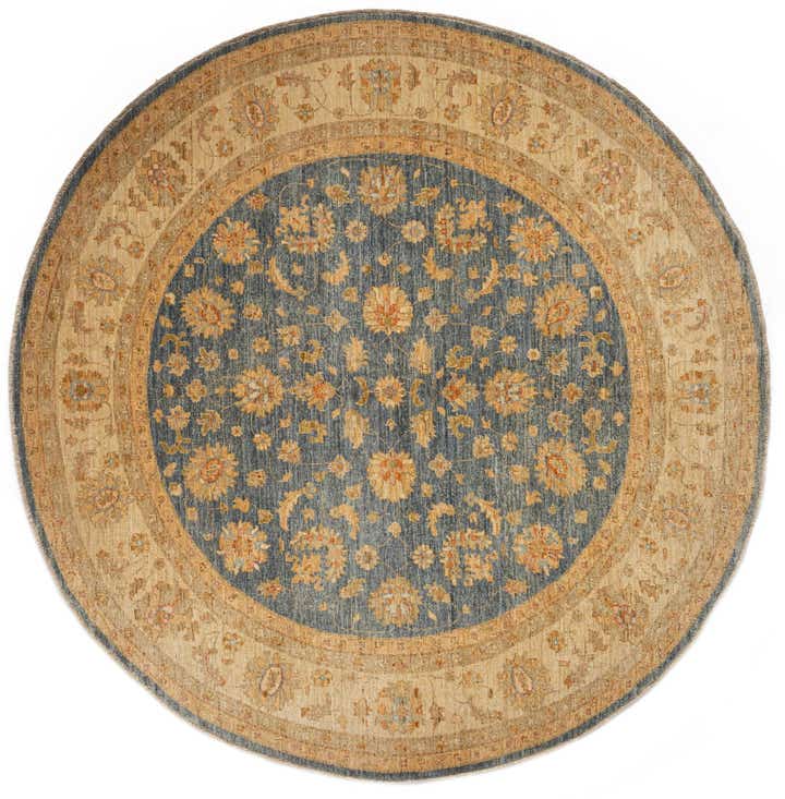 8' x 8' 2 Kaizar Wool Round Rug