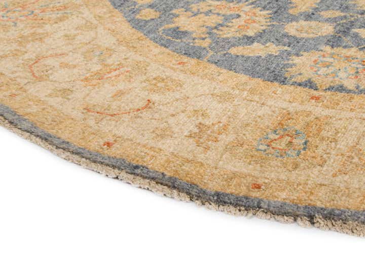 4' 10 x 4' 11 Kaizar Wool Round Rug
