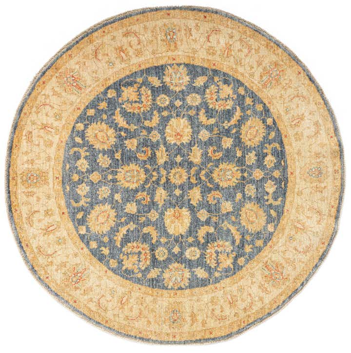 4' 10 x 4' 11 Kaizar Wool Round Rug