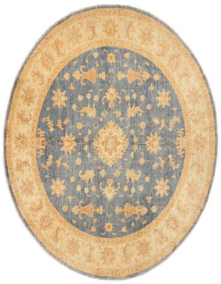 Detail image of 6' 7 x 6' 7 Kaizar Wool Round Rug