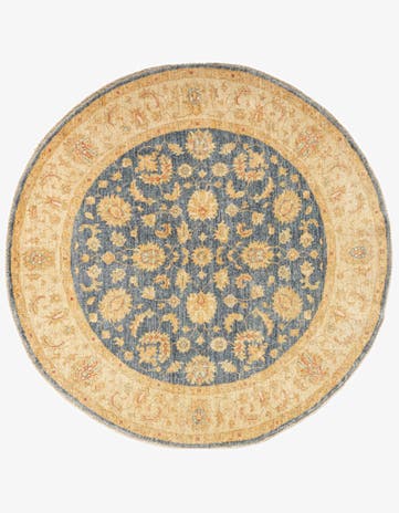 4' 10 x 4' 11 Kaizar Wool Round Rug
