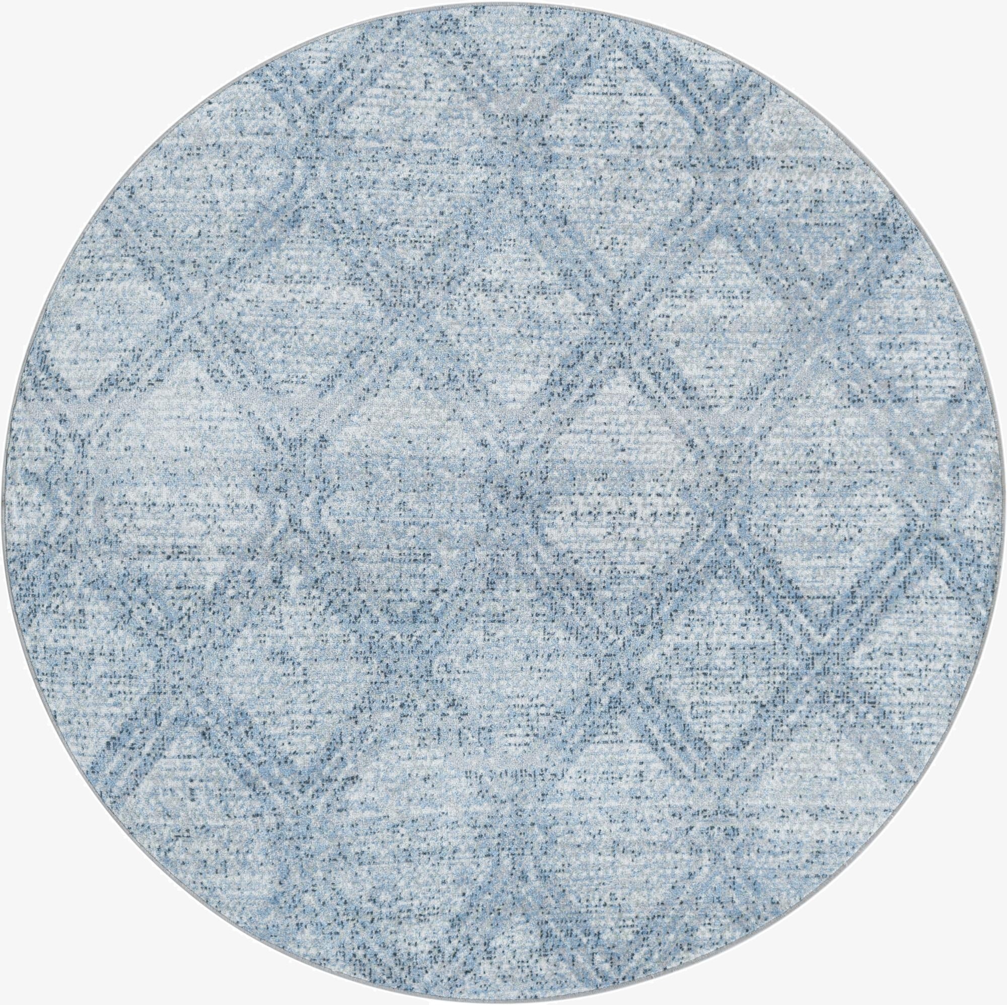 5' 3 x 5' 3 Kamala Washable Round Rug