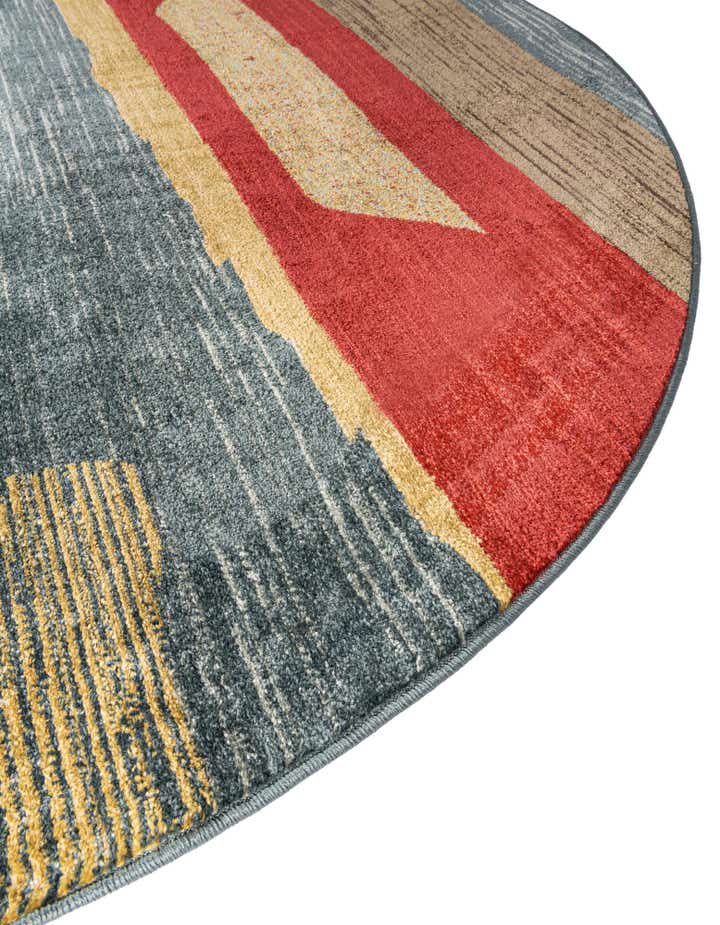 8' x 8' Kashkuli Gabbeh Round Rug