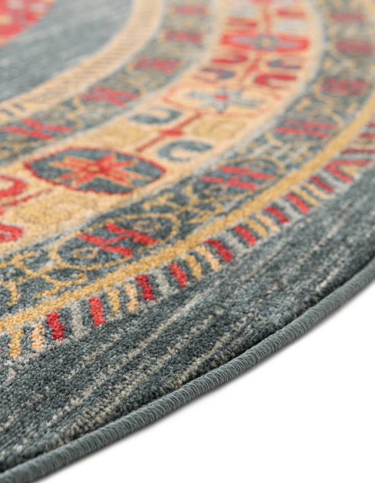 Detail image of 3' 1 x 3' 1 Kashkuli Gabbeh Round Rug