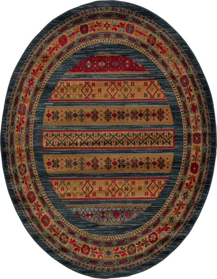 Detail image of 6' x 6' Kashkuli Gabbeh Round Rug