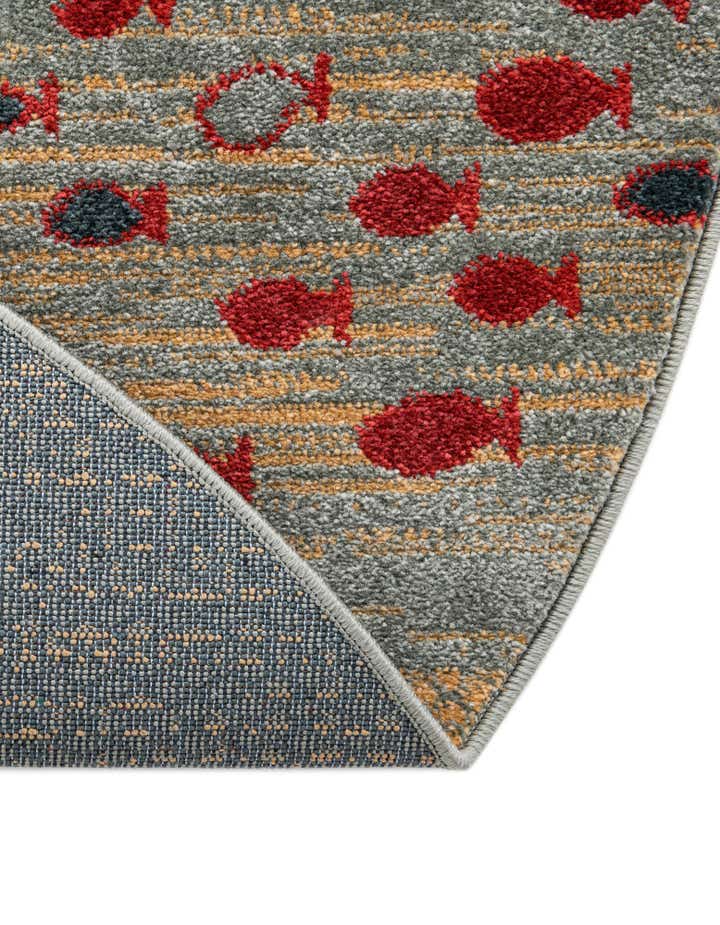 6' x 6' Kashkuli Gabbeh Round Rug