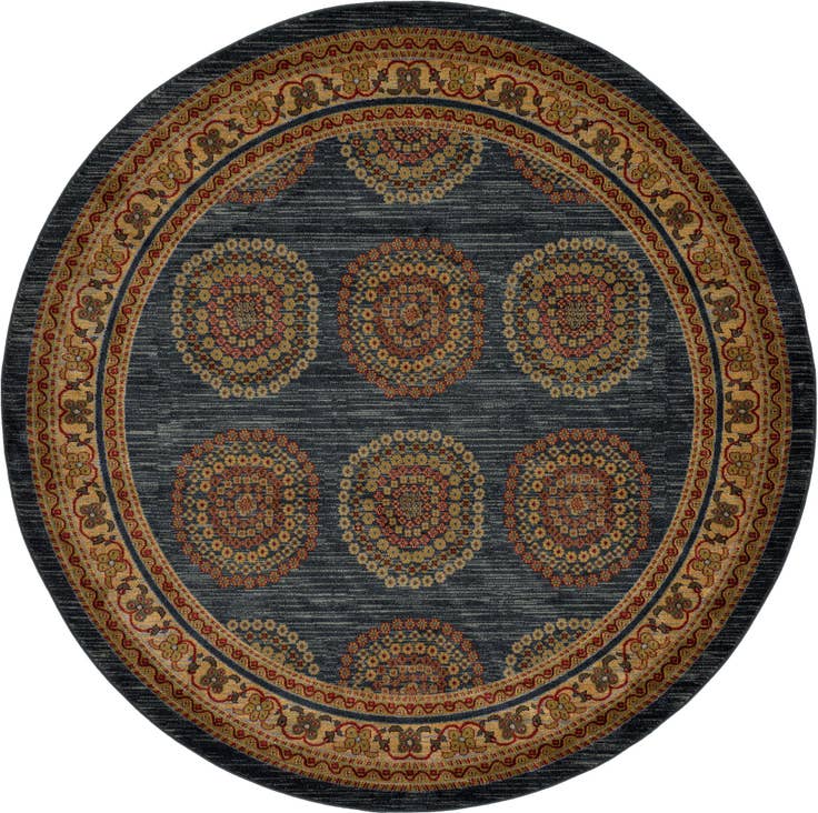 Detail image of 8' x 8' Kashkuli Gabbeh Round Rug
