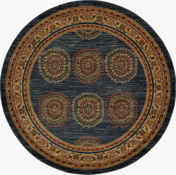 Detail image of 6' x 6' Kashkuli Gabbeh Round Rug