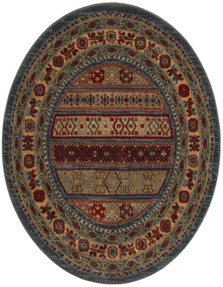 Detail image of 3' x 3' Kashkuli Gabbeh Round Rug