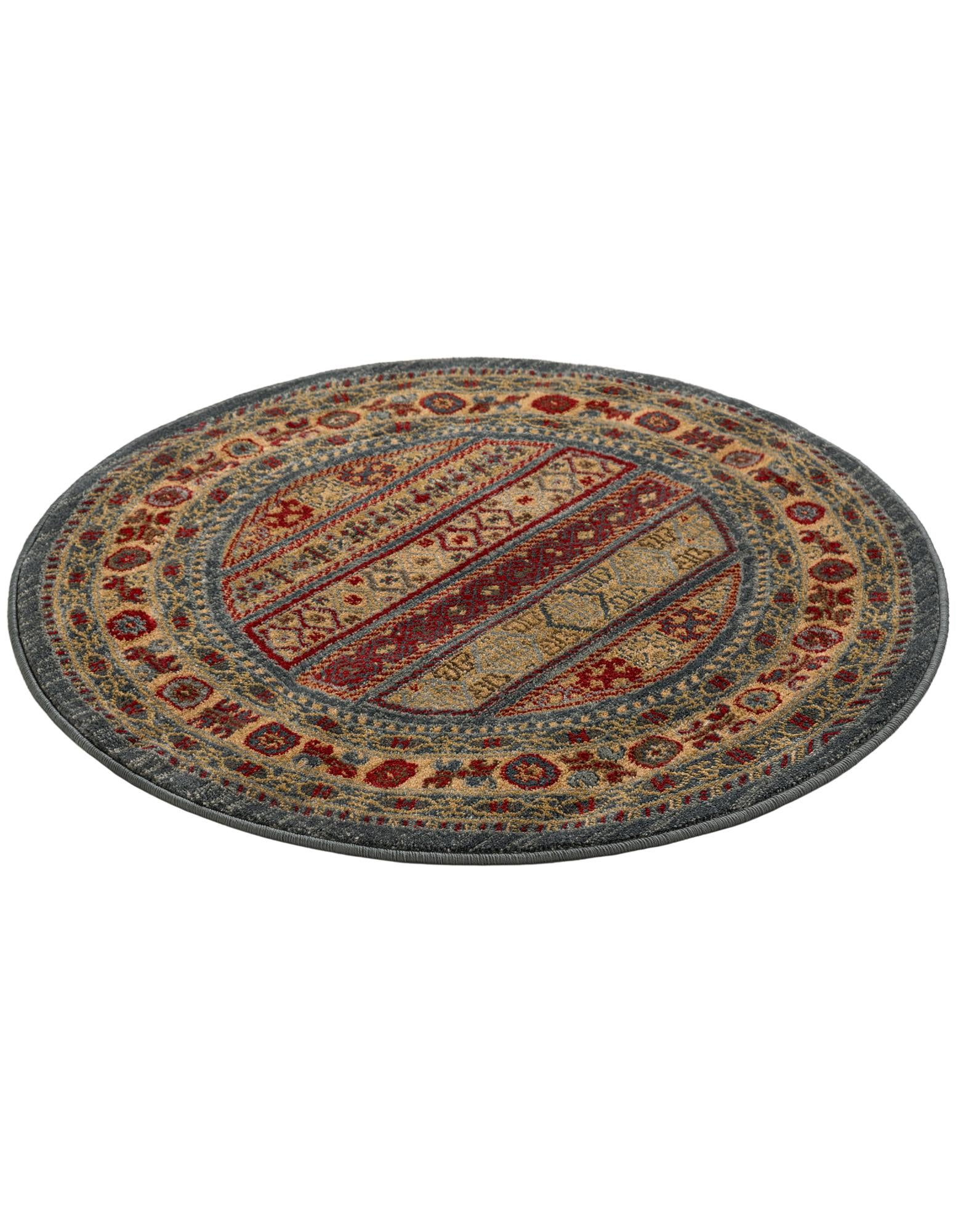 3' x 3' Kashkuli Gabbeh Round Rug