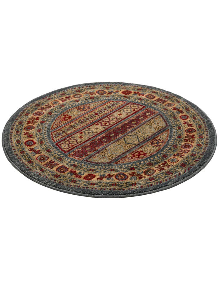 Detail image of 3' x 3' Kashkuli Gabbeh Round Rug