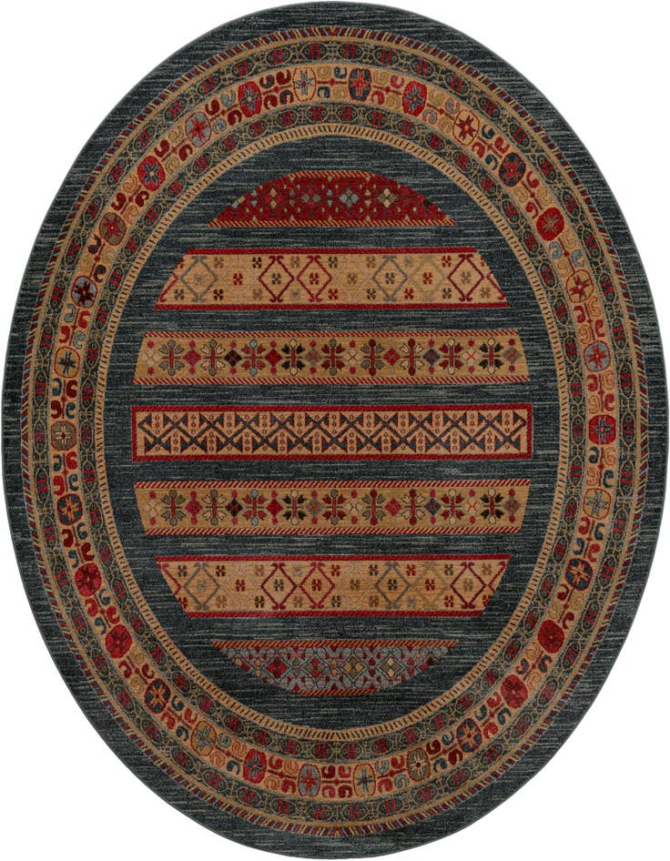 Detail image of 13' x 13' Kashkuli Gabbeh Round Rug