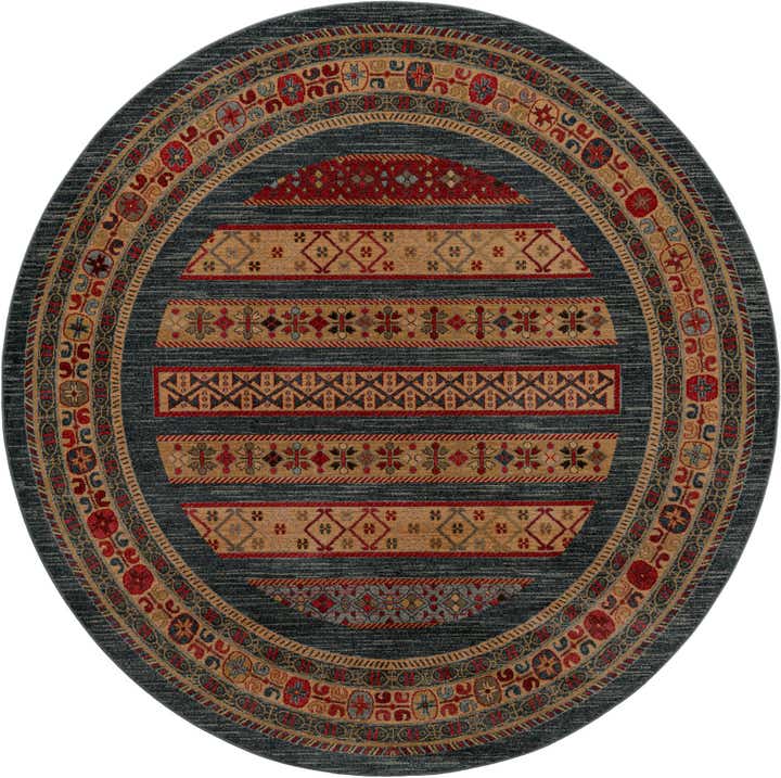 13' x 13' Kashkuli Gabbeh Round Rug