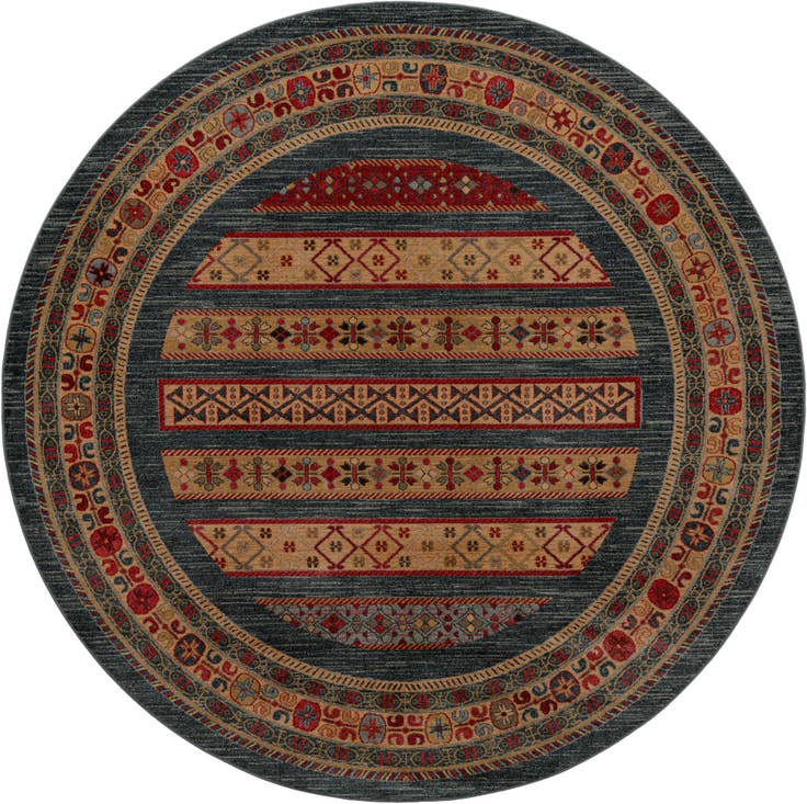 Detail image of 13' x 13' Kashkuli Gabbeh Round Rug