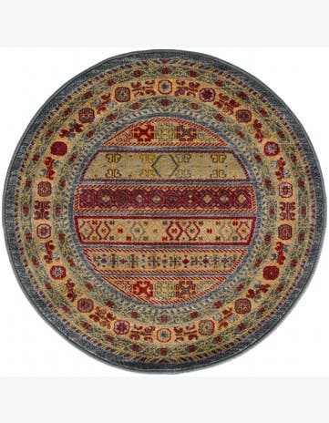 3' 1 x 3' 1 Kashkuli Gabbeh Round Rug