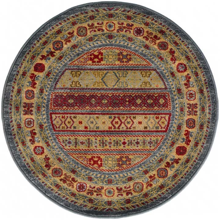 3' 1 x 3' 1 Kashkuli Gabbeh Round Rug