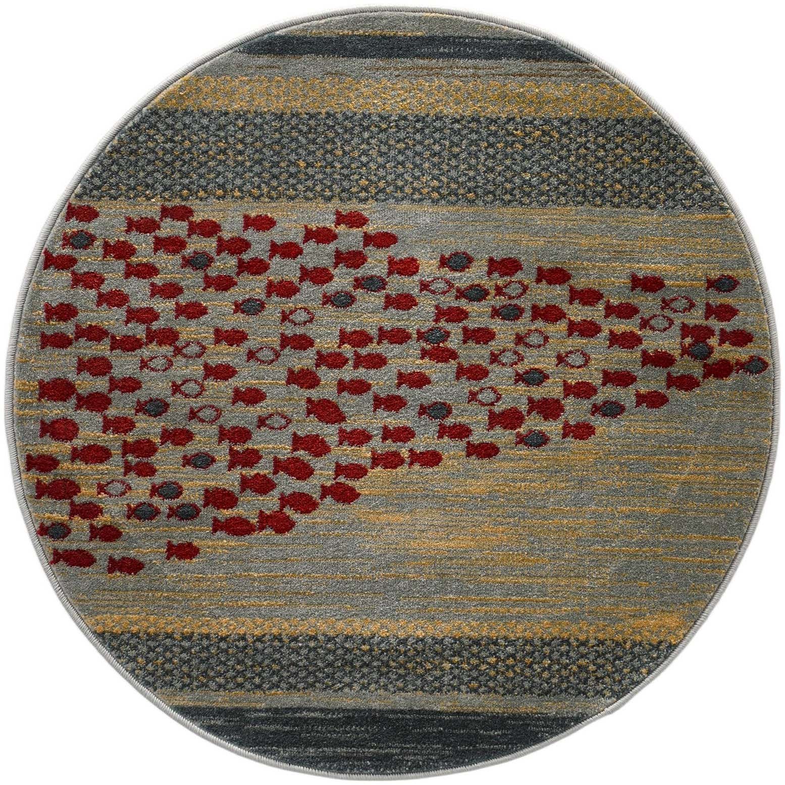3' 1 x 3' 1 Kashkuli Gabbeh Round Rug