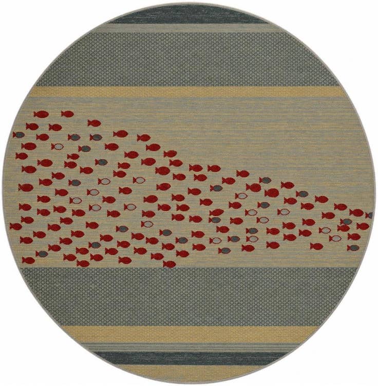 Detail image of 6' 1 x 6' 1 Kashkuli Gabbeh Round Rug
