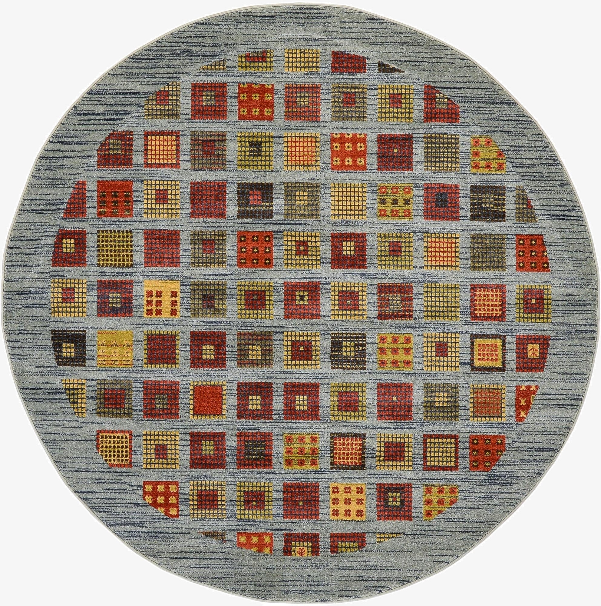 6' x 6' Kashkuli Gabbeh Round Rug