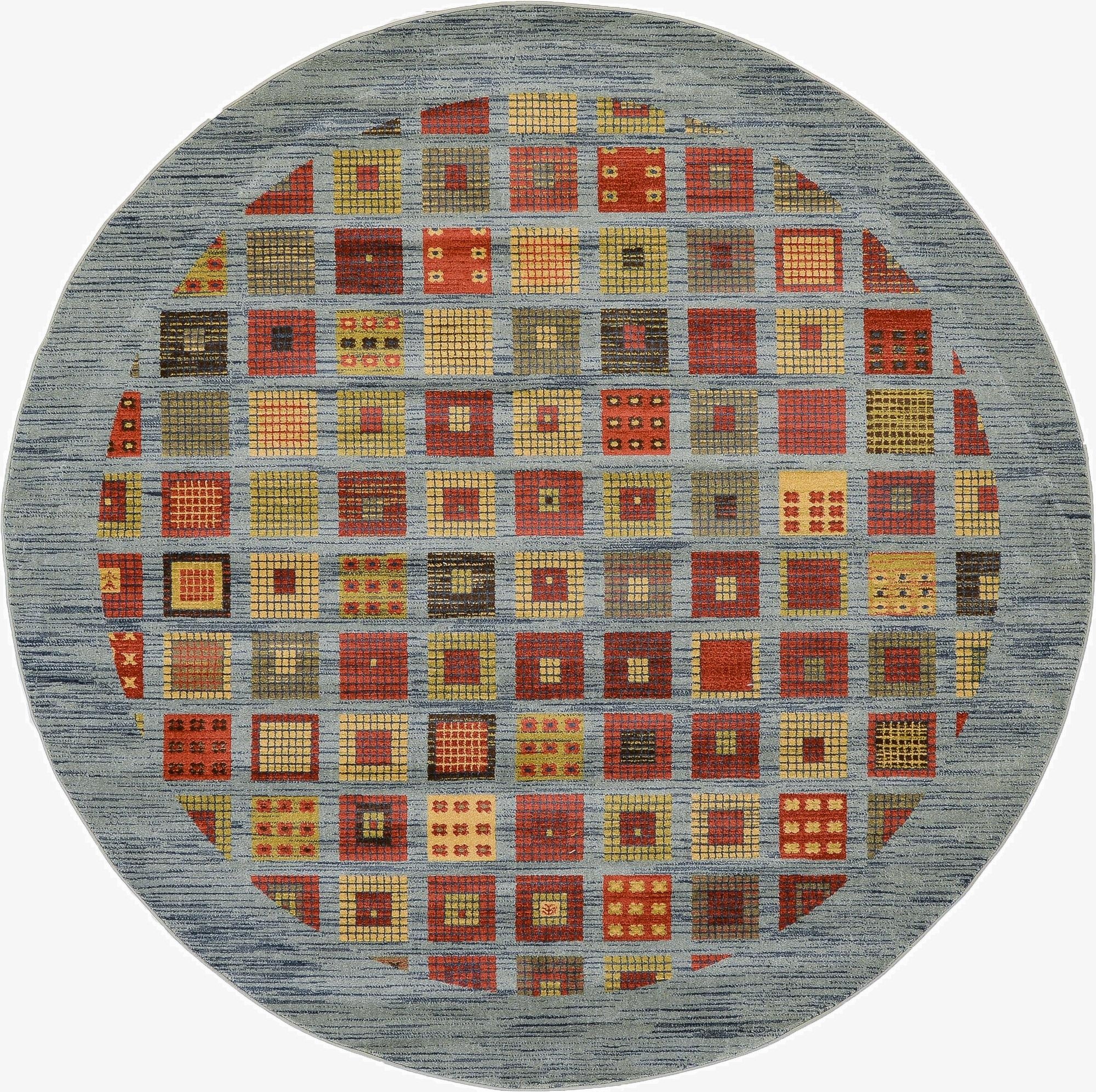 Primary image 8' x 8' Kashkuli Gabbeh Round Rug