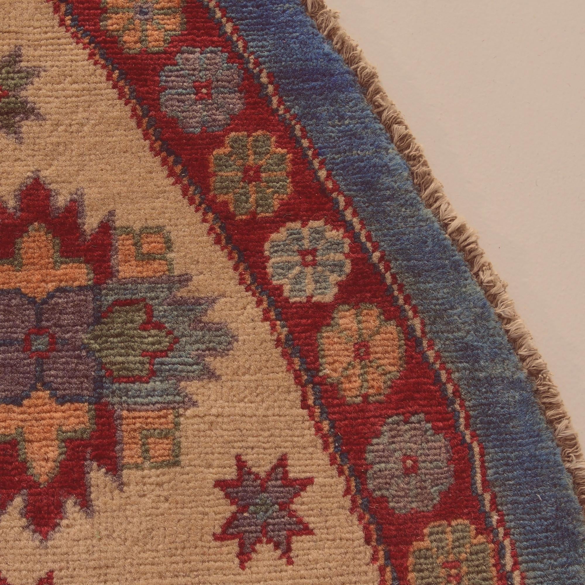 8' 3 x 8' 5 Hand Knotted Kazak Round Rug