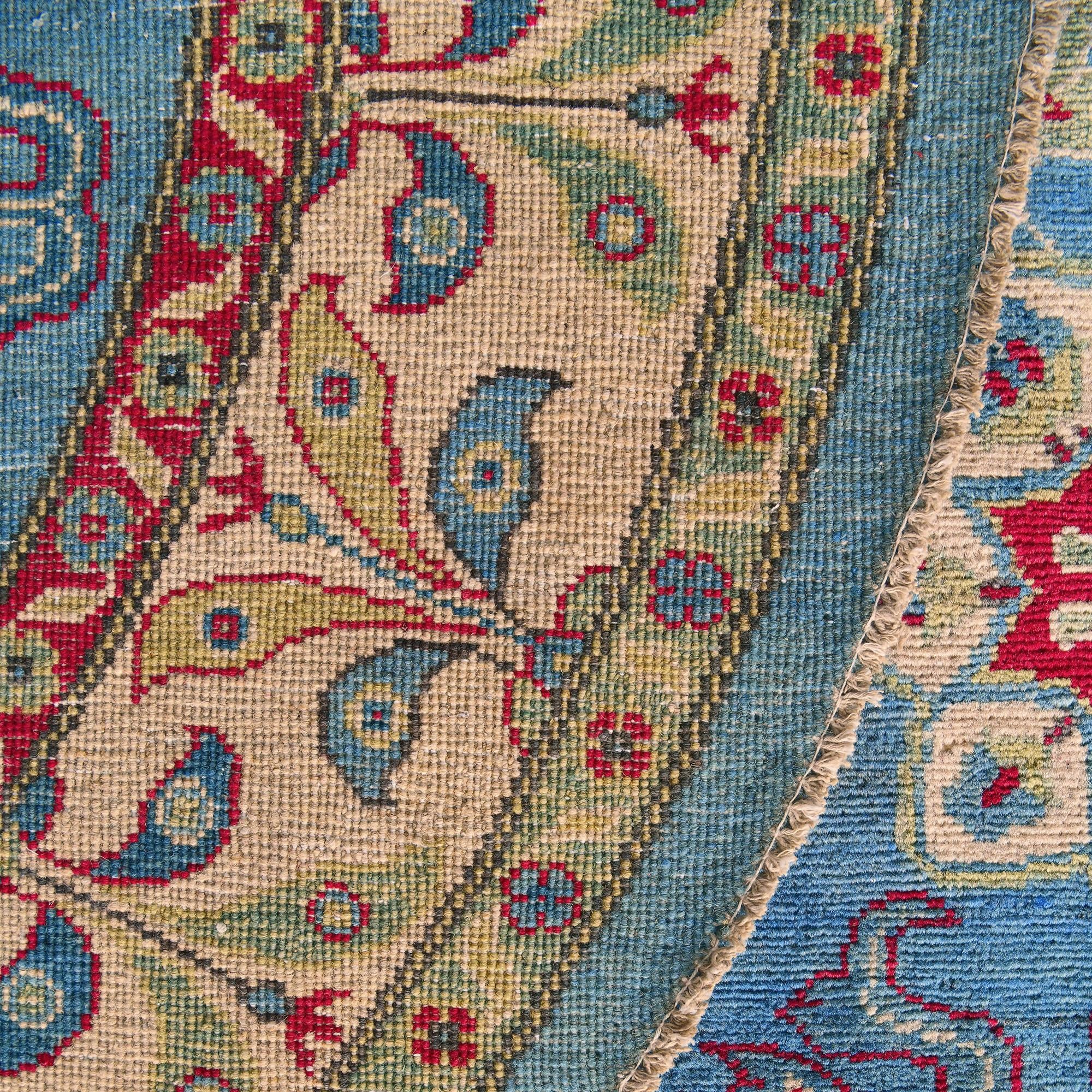 200cm x 200cm anudado a mano Kazak Alfombra redondo