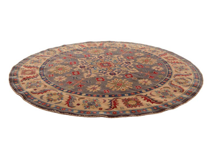 Detail image of 8' 3 x 8' 3 Hand Knotted Kazak Round Rug