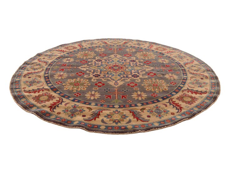 Detail image of 8' 3 x 8' 3 Hand Knotted Kazak Round Rug