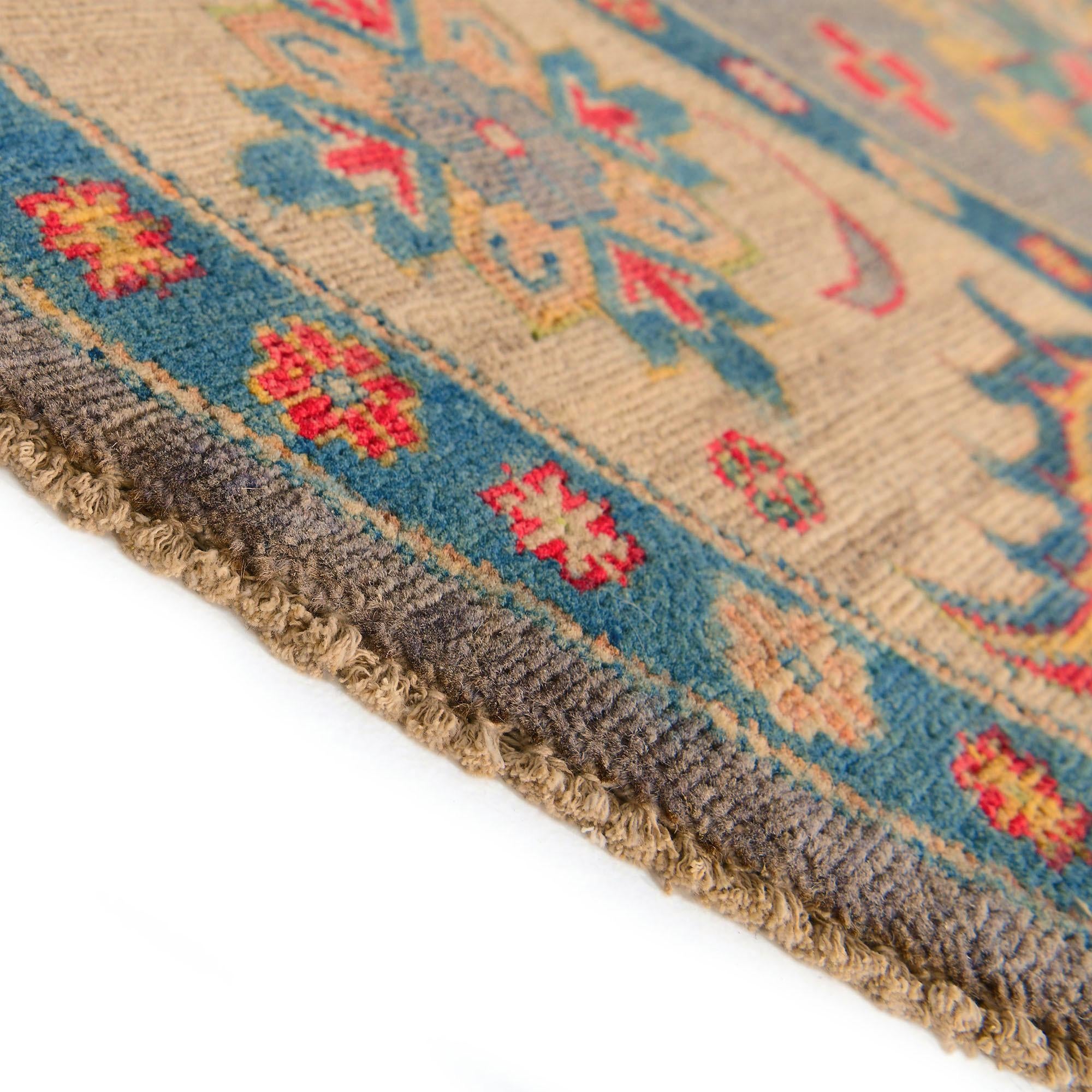 8' 3 x 8' 3 Hand Knotted Kazak Round Rug