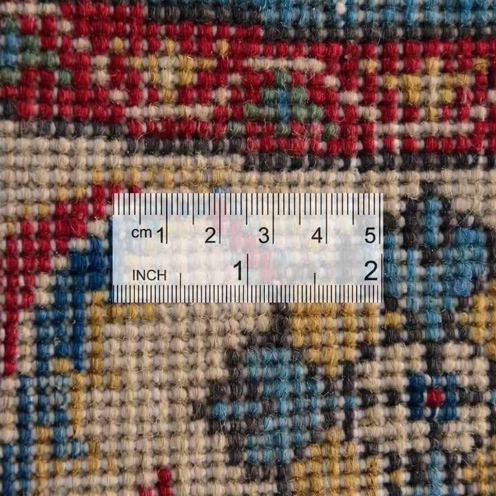 3' 3 x 3' 4 Hand Knotted Kazak Round Rug