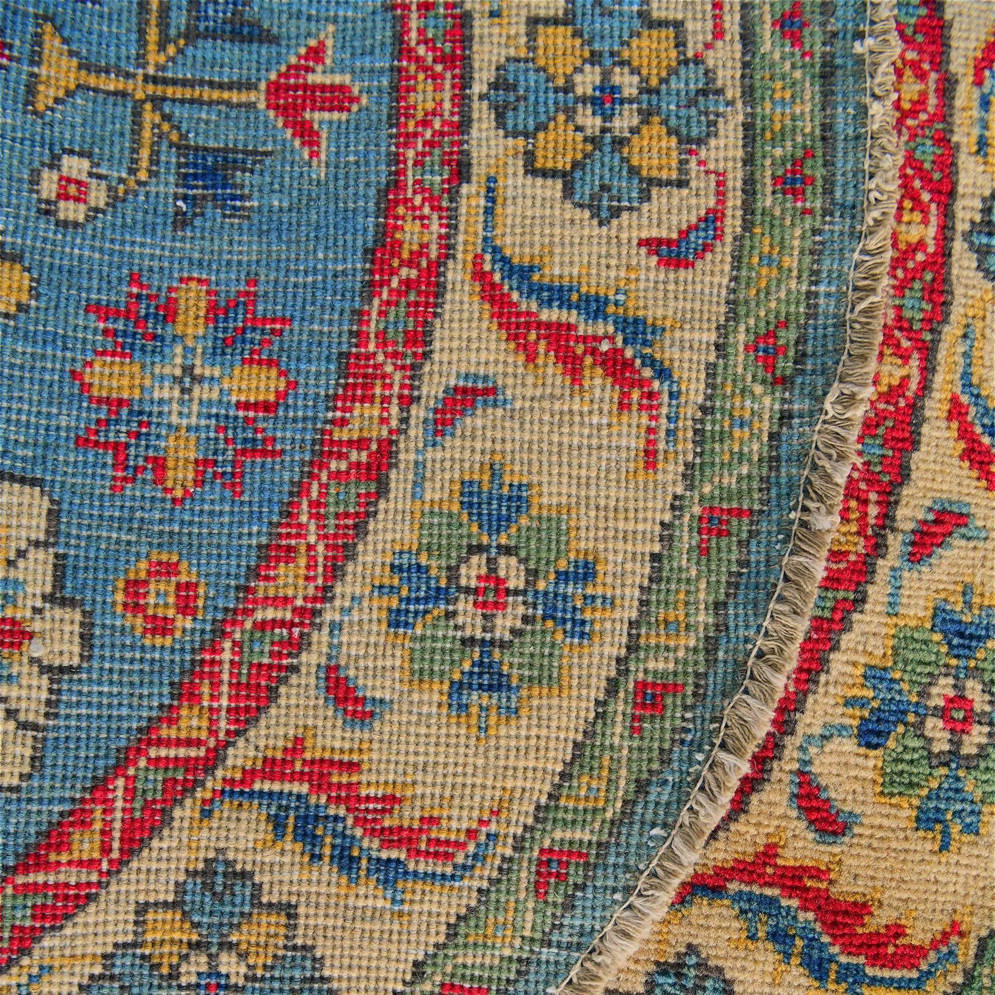 100cm x 100cm anudado a mano Kazak Alfombra redondo