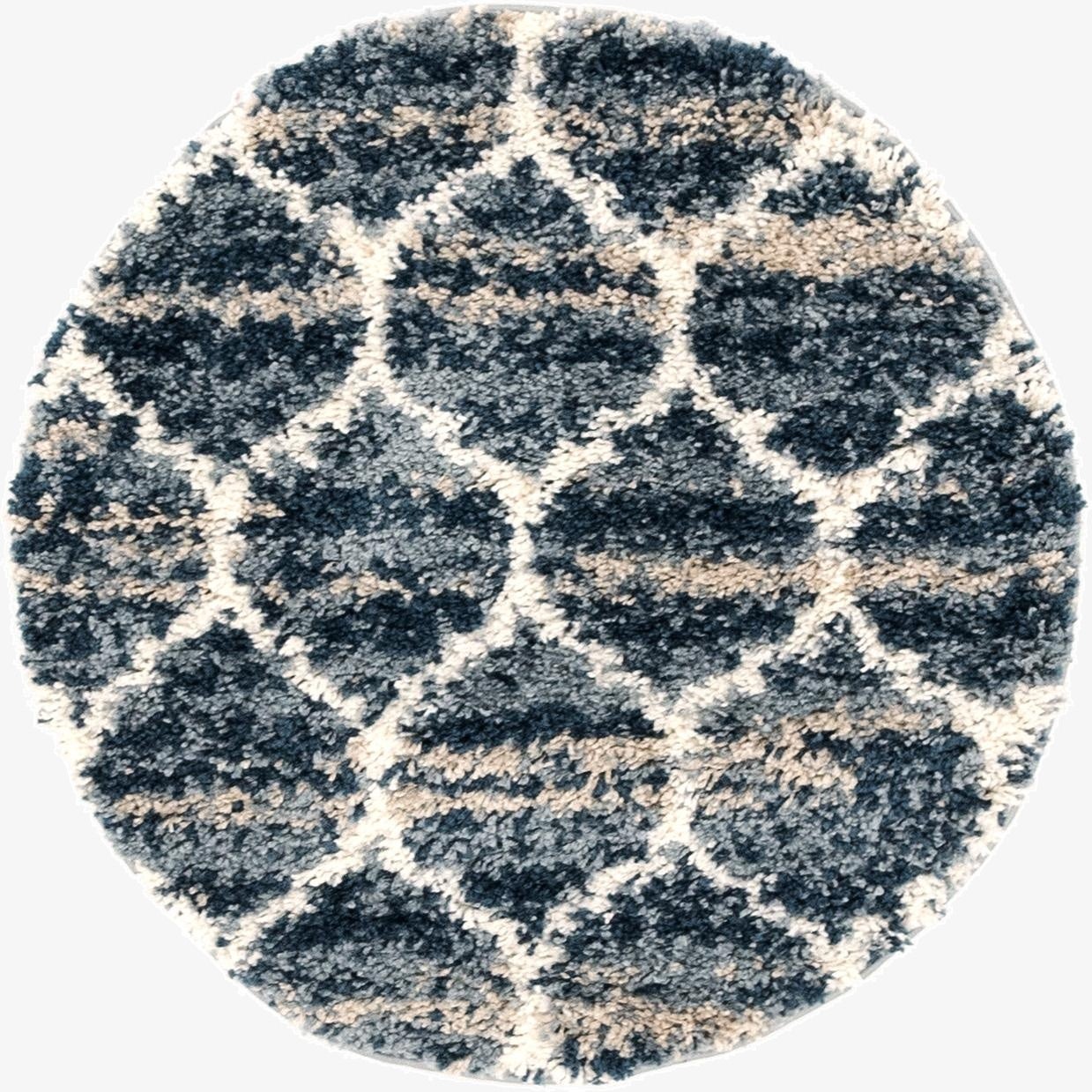 3' 3 x 3' 3 Lagom Shag Round Rug