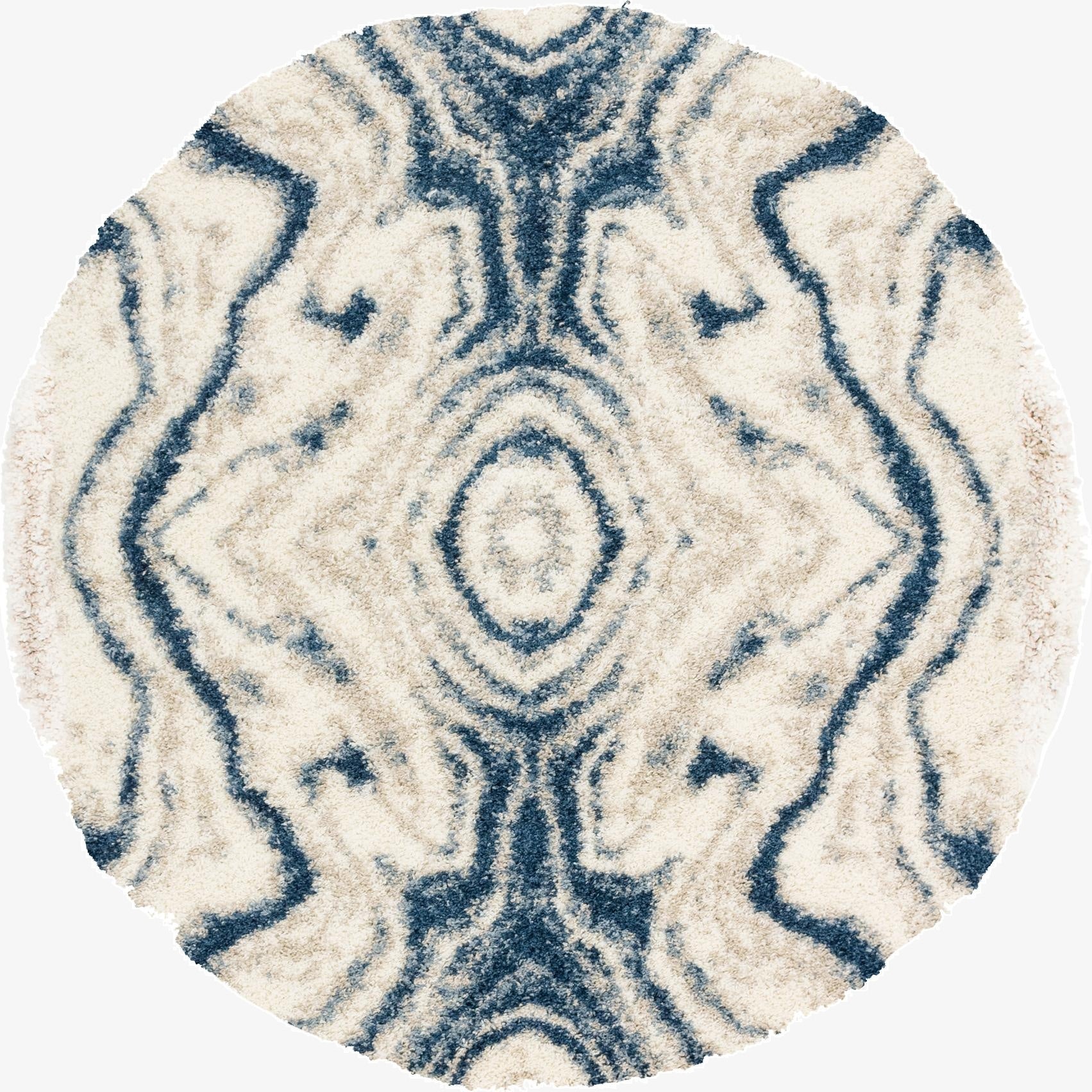 5' x 5' Lagom Shag Round Rug