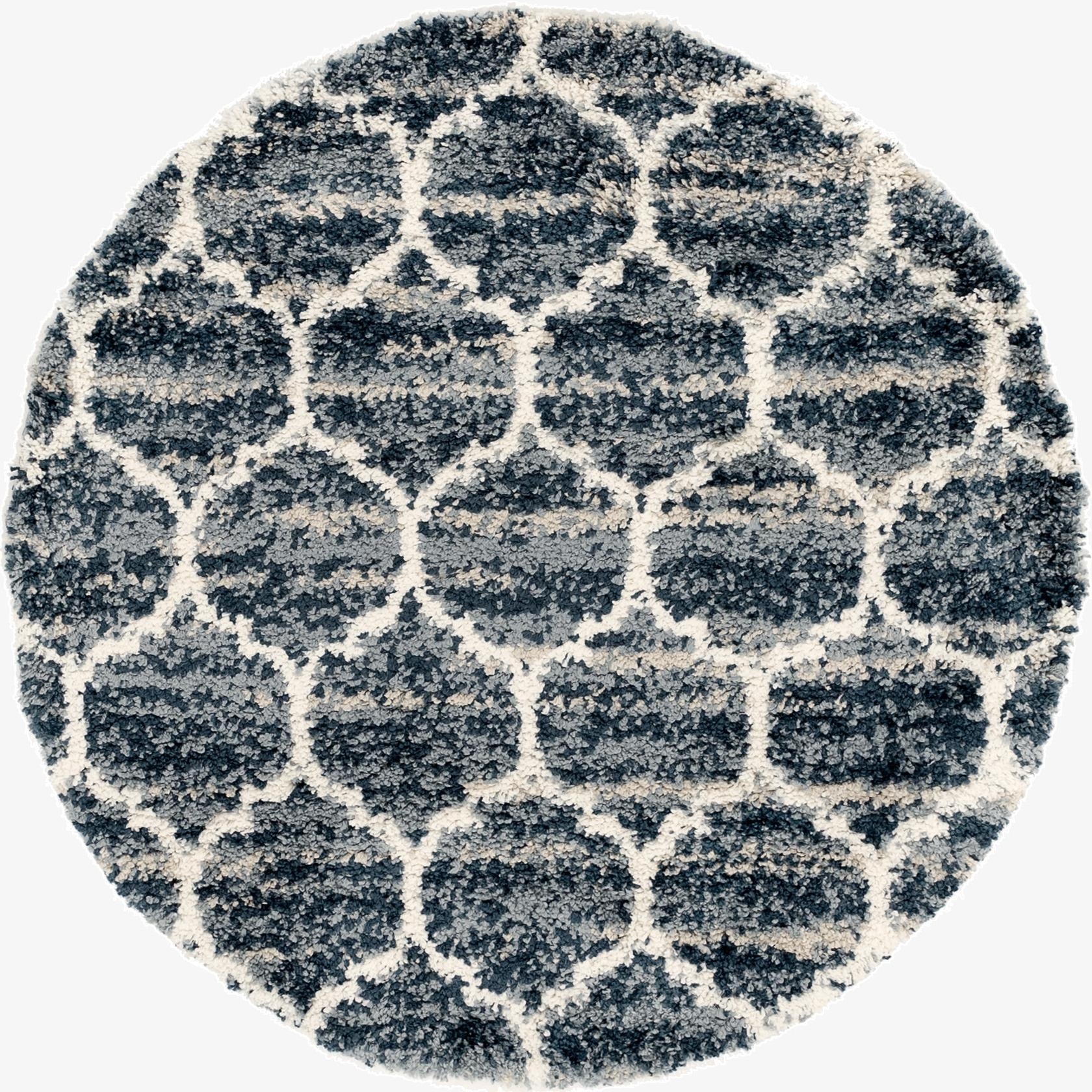 5' x 5' Lagom Shag Round Rug