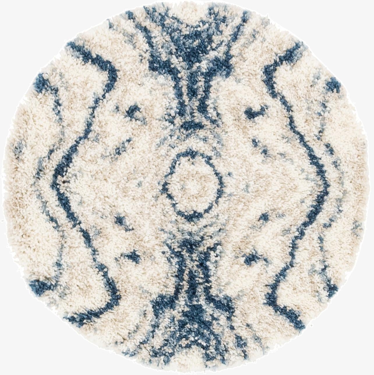 3' 3 x 3' 3 Lagom Shag Round Rug