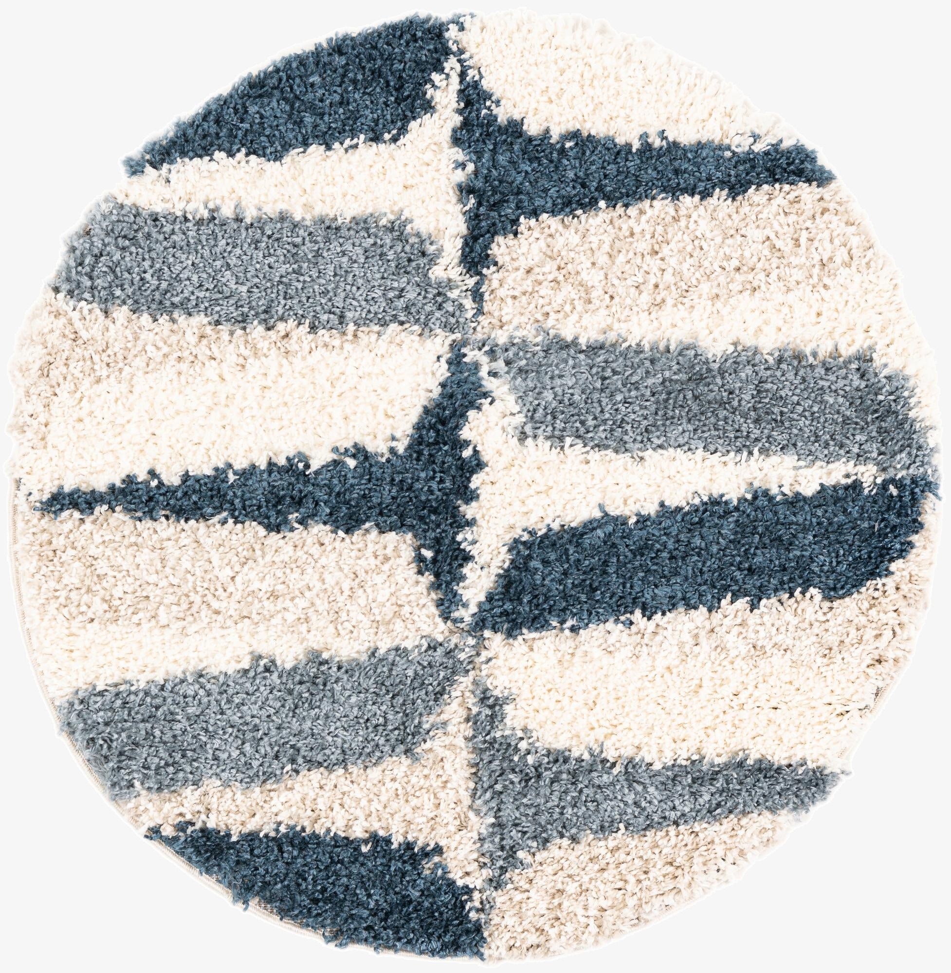 3' 3 x 3' 3 Lagom Shag Round Rug