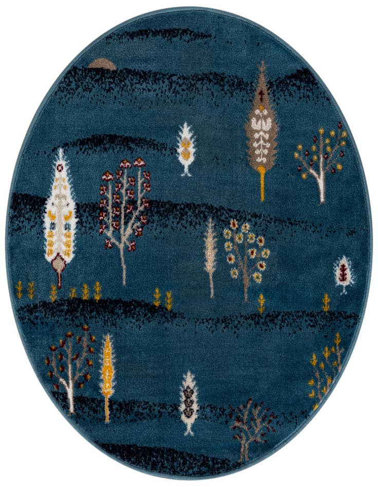 Detail image of 3' x 3' Laguna Round Rug