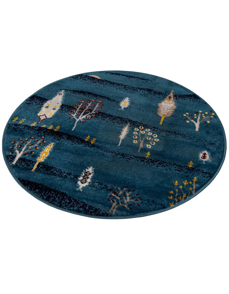 Detail image of 3' x 3' Laguna Round Rug