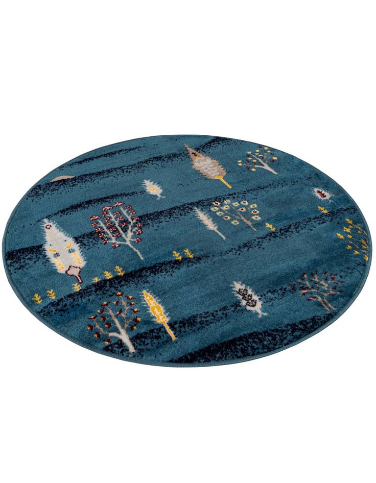 Detail image of 3' x 3' Laguna Round Rug