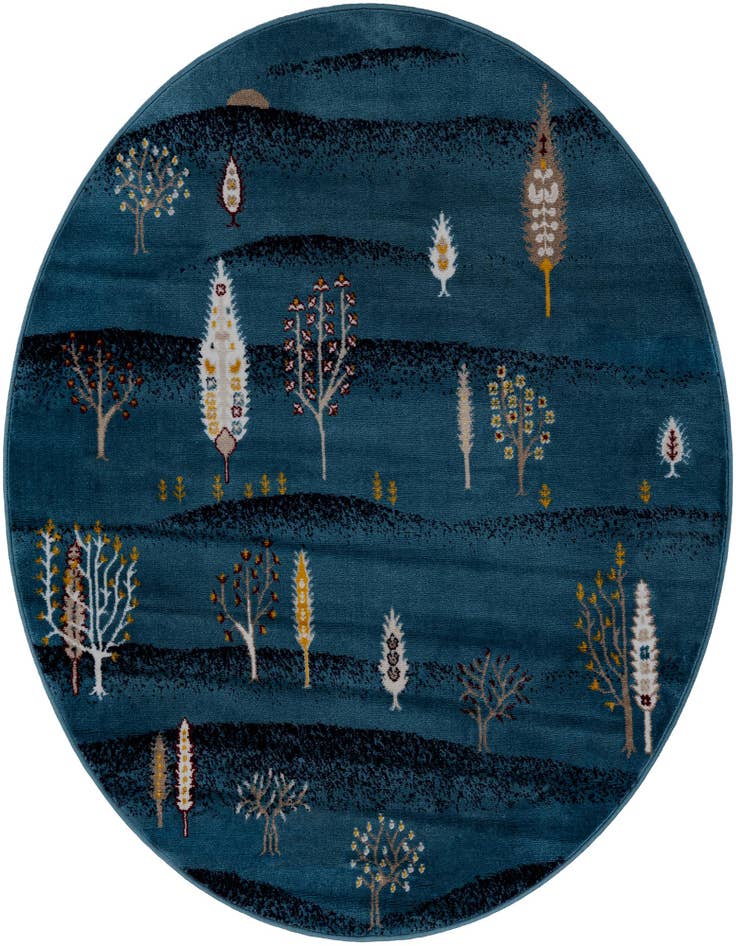 Detail image of 5' 3 x 5' 3 Laguna Round Rug