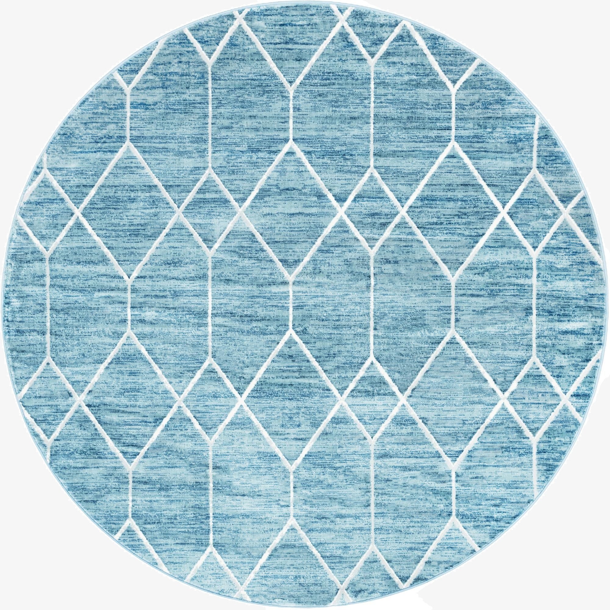 245cm x 245cm Lattice Trellis Round Rug