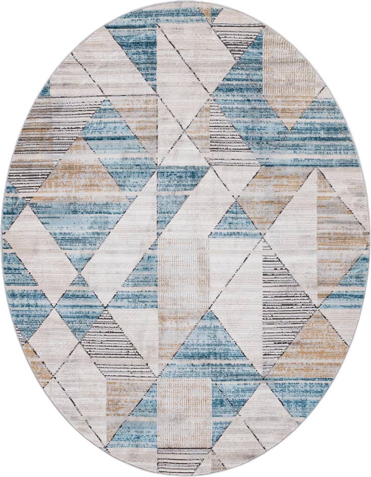 Detail image of 7' x 7' Leipzig Round Rug