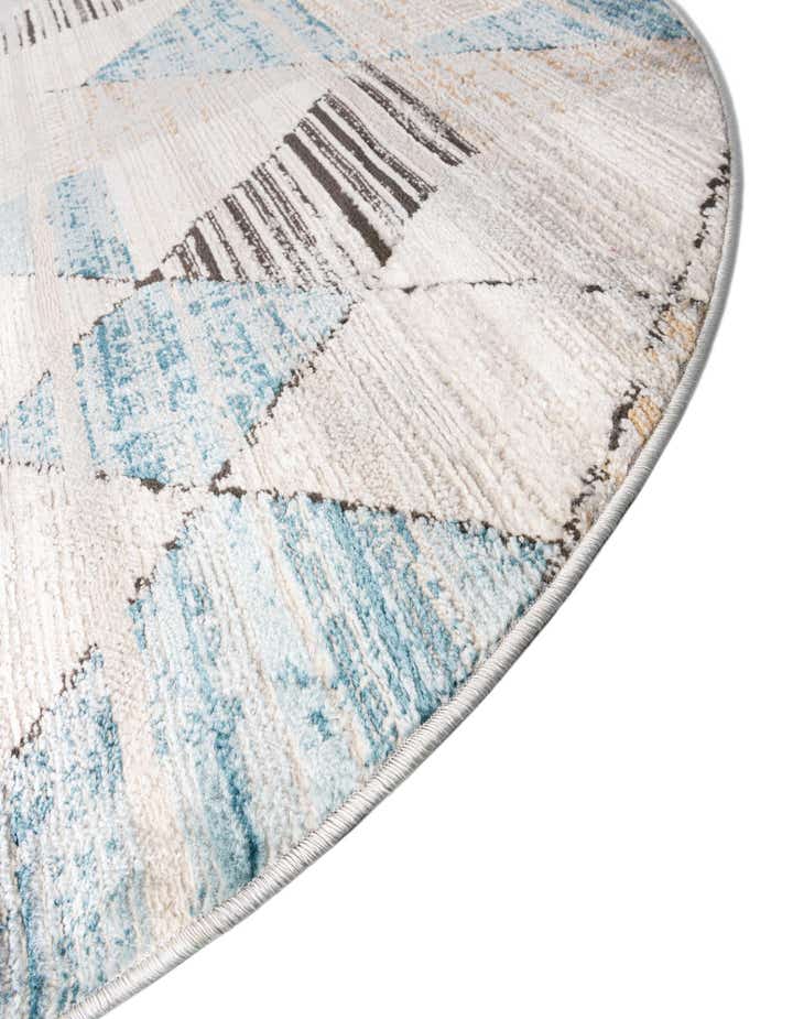 3' 3 x 3' 3 Leipzig Round Rug