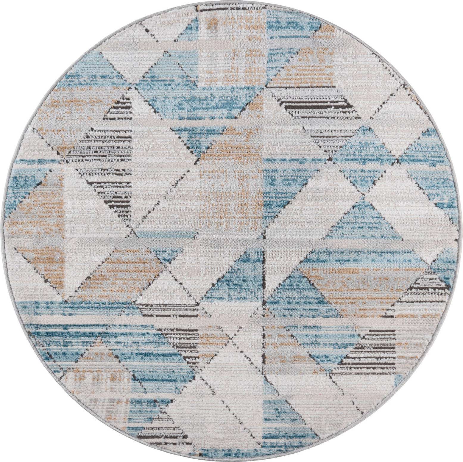 3' 3 x 3' 3 Leipzig Round Rug