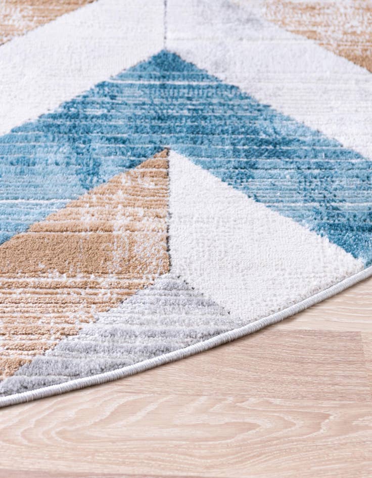 Detail image of 7' x 7' Leipzig Round Rug