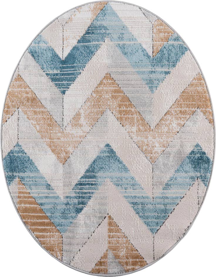 Detail image of 3' 3 x 3' 3 Leipzig Round Rug