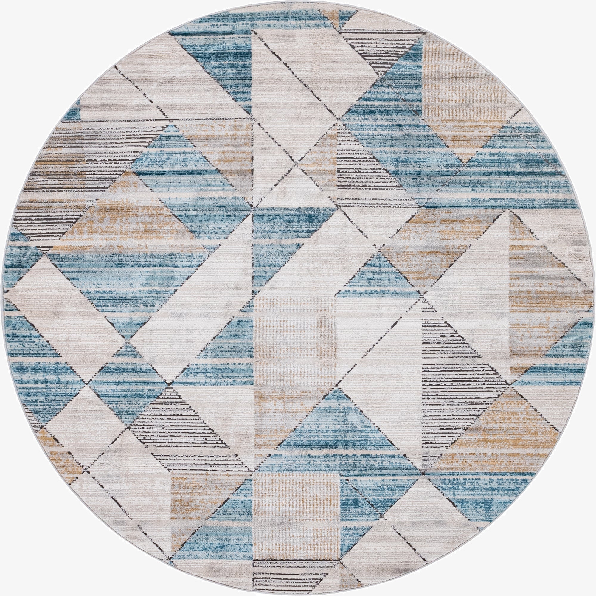 7' x 7' Leipzig Round Rug